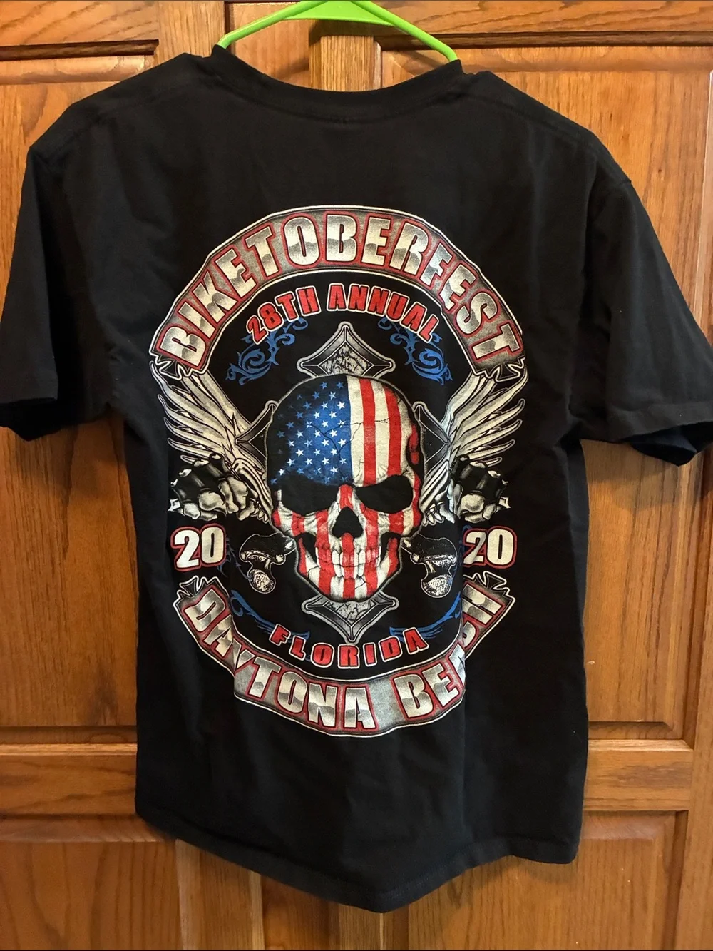 Black Short Sleeve Biketoberfest womens size m or could be mans small